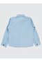 Eyeglass Embroidered Shirt for 6-9 Years Old - Blue - 2