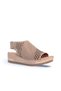 Shoes Mink Leather Women's Wedge Heeled Sandals 01Wn3200 - 2