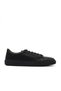 Black Leather Women's Sports Shoes 01Wz7701