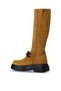 Yellow Suede Women's Wedge Heeled Boots 01Wv5302 - 4