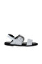 White Leather Women's Sandals 01Wy2013 - 2