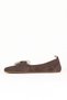 Mink Suede Women's Flat Ballerinas 01We5502 - 3