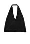 Black Suede Women's Shoulder Bag 01Wbs7365 - 2