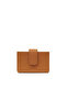 Tan Leather Unisex Card Holder