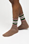 Unisex 2-Piece Embroidered Logo Socks - Old-Timey - 3