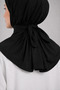 Black Athletic Hijab Sports Headscarf - Suitable for Daily and Training Use - 6