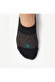 Odor-Free No Show Booties Women's Black Silver Socks 3-Pack - 4