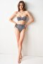 Angela High Leg Bikini - Zebra Print, Single Bottom, 239203 -D - 4