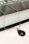 Onix Quartz Natural Stone Chain Handmade Necklace End: 2 cm Chain: 20 cm Boxed - 7
