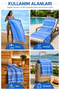 Peshtemal Beach Towel 100% Cotton Sultan Peshtamal 100X180 cm - 3