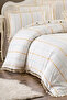 Yadens Cotton Buttoned Tasseled Single Duvet Cover Set
