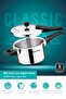 Argent Classic 6.5L Triply Stainless Steel Pressure Cooker Pan Outer Lid Induction Gas - 6