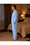 MEN'S HOSPITAL BIGAMA SET BLUE SQUARE PATTERNED 1 PIECE QUALITY USEABLE WIDE - 4