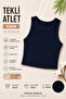 Women's Cropped Athlete Wide-Strap Cotton Pack Stretch Fabric