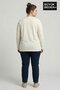 Women's Large Size Medium Brooklyn Printed 2 Thread Crew Neck T-Shirt Spr26Beak942-3 - 2
