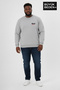 Men's Plus Size Brooklyn 1970 Printed Bisilet Collar Slim Sweatshirt Spr26Bsw956-3
