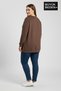 Women's Plus Size California 1974 Printed Bisilet Collar Slim Sweatshirt Spr26Bswk956-2 - 2