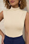 Women'S, Sleeveless Bodysuit, Zero Sleeve, Throat Badi, Super Quality - 2