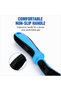 Pet Deshedding Brush & Metal Comb Set, Dematting Tool for Long Hair Dogs & Cats - 5