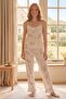 Bürümcük Knitted Spaghetti Strap Women's Pajama Set - 2