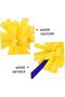 4-Piece Foam Paint Brushes, Ergonomic Sponge Brush for Crafts Staining & Smooth Application - 3
