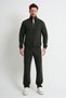 Khaki Premium Comfortable Fit Seasonal Soft Textured Men's Tracksuit Set - 2
