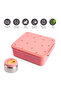 Cherry Food Grade Tritan Bento Lunch Box with Food Jar, 4 Compartments - Pink - 2