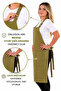 Simple kitchen apron with adjustable strap - 5