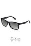 Matte Black Men's Sunglasses with Polarized Lenses with Uv400 Protection 1315 C0101M - 2