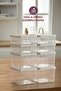 4 Pieces of 0.5 Lt. and 4 Pieces of Deep 1 Lt. Nora Organizer Refrigerator Freezer Organizer Storage Container - 3