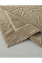 Soft Step Cotton Foot Towel 50X70 cm Beige - 2