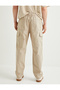 Parachute Trousers with Tie Waist and Cargo Pocket Detail - 4