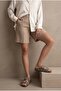 Women's Genuine Leather Daily Slippers Double Strap Slippers Eva Sole Poly Beige Leopard - 4