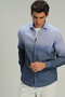 Mark Men's Smart Shirt Comfort Slim Fit Navy Blue - 2