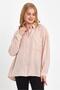Women's Tina Oversize Krinkle Shirt - Stone - 2