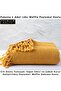 Luxury Beach Towel Peshtemal, Waffle Weaving, 100% Cotton, Quick Drying, High Quality Beach Towels - 2