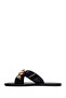 Women's Black Stone Jelly Slippers 26Sfe4975Pv - 3
