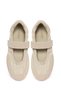 Women's Cream Strappy Leather Sports Ballerinas 26Pfd552814 - 4