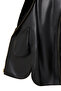 Artesina Women's Black Hooded Teddy Leather Coat 24Wgp5287Ff - 6