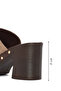 Women's Beige Thick Heeled Suede Leather Slippers 26Sfd240110 - 4