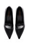 Women's Black Heeled Leather Stiletto 26Pfd130518 - 6