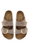 Women's Mink Buckle Suede Leather Slippers 26Sfd130610 - 4