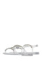 Women's Transparent Jelly Back Buckle Stone Sandals 25Sfe4927Pv - 5