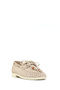Women's Beige Tasseled Suede Leather Loafer 26Pfd510610 - 7