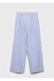 Linen Blended Striped Trousers - 3