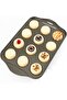 12-Cup Nonstick Mini Cheesecake Pan– Removable Bottoms, Oven-Safe, Dishwasher-Safe, Ideal for Muffins, Cupcakes, & Mini Desserts - 2