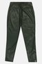 Women Skinny Fit Leather Straight Pants, Dark Green - 4