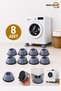 Set of 8 Washing Machine Anti-Slip and Anti-Vibration - Noise Absorbing Devices M-541 - 3