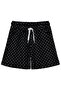 Polka Dot Shorts for Ages 2-5 - Black