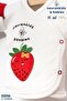 Nevrankids Strawberry Embroidered Newborn 5-Piece Hospital Discharge Set - 7